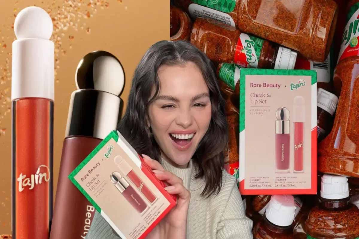 Selena Gómez lanza Rare Beauty x Tajín: maquillaje con sabor mexicano