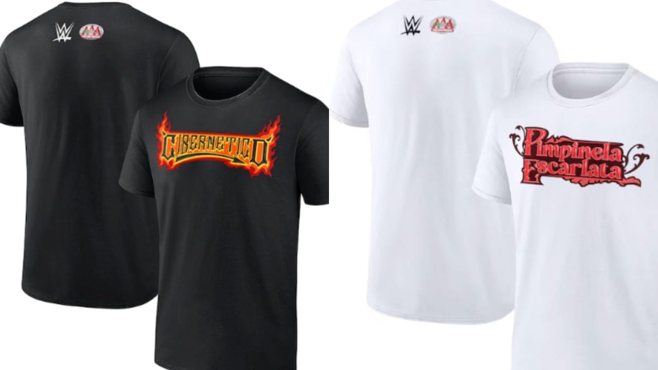 WWE lanza playeras oficiales de Pimpinela Escarlata, Cibernético y más estrellas de la Triple A WWE lanza playeras oficiales de Pimpinela Escarlata, Cibernético y más estrellas de la Triple A