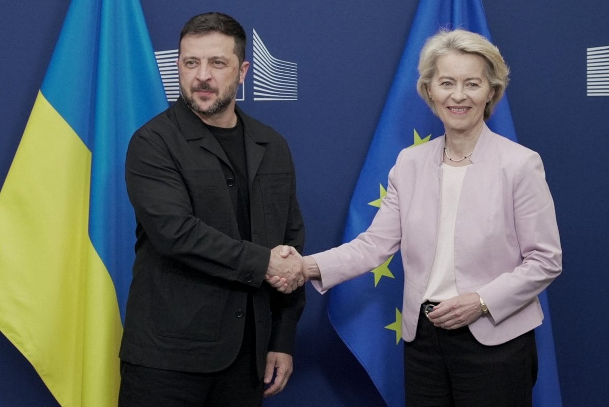 Zelensky y Von der Leyen defienden integridad territorial de Ucrania