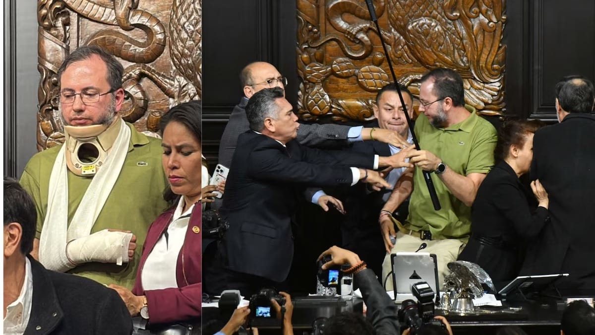 Médicos cuestionan lesiones del colaborador de Noroña tras pelea en Senado