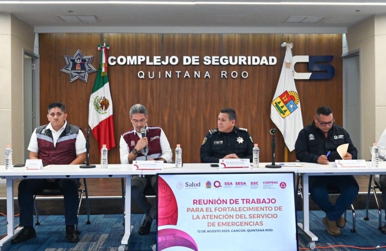 Fortalecen en Quintana Roo la atención del servicio de emergencias médicas