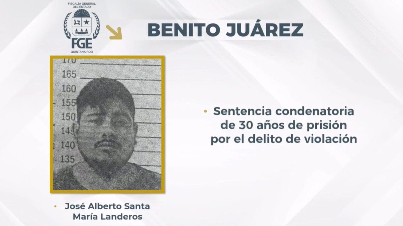 Cancún: Violó a su propia hija; ahora pasará 30 años tras las rejas