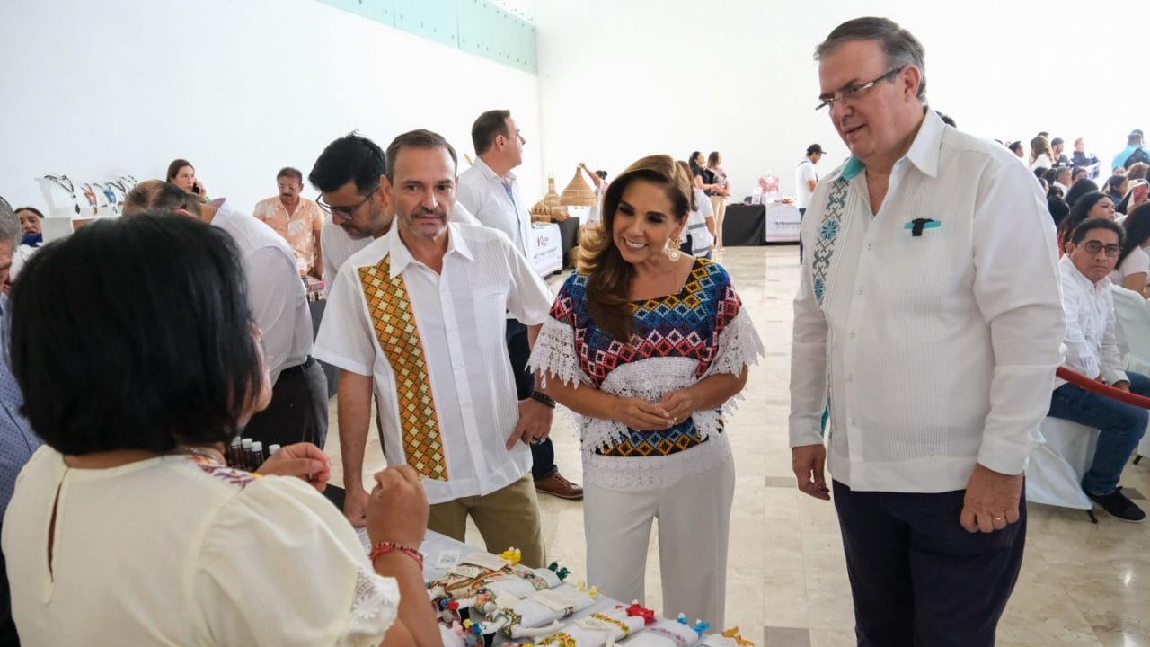 Mara Lezama y Marcelo Ebrard impulsan sello Hecho en México en Quintana Roo Mara Lezama y Marcelo Ebrard impulsan sello Hecho en México en Quintana Roo