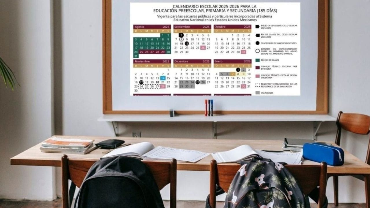 Ciclo escolar SEP 2025-2026: Puentes y días libres en septiembre