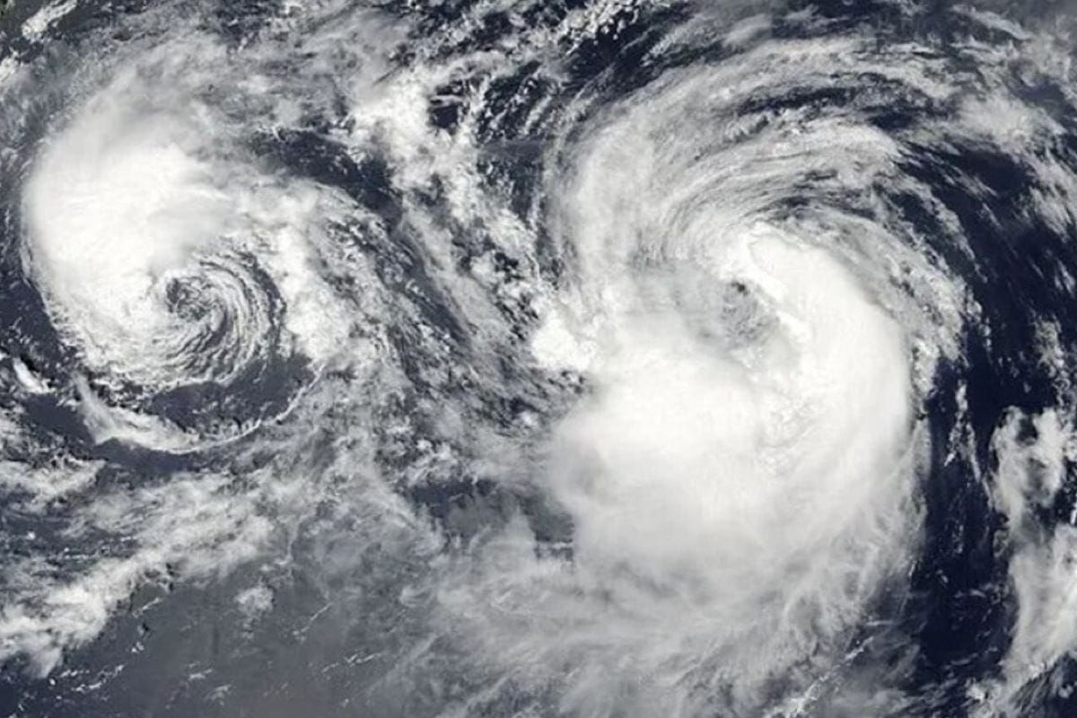 Conagua alerta por el efecto Fujiwhara: así podría impactar a México con ciclones