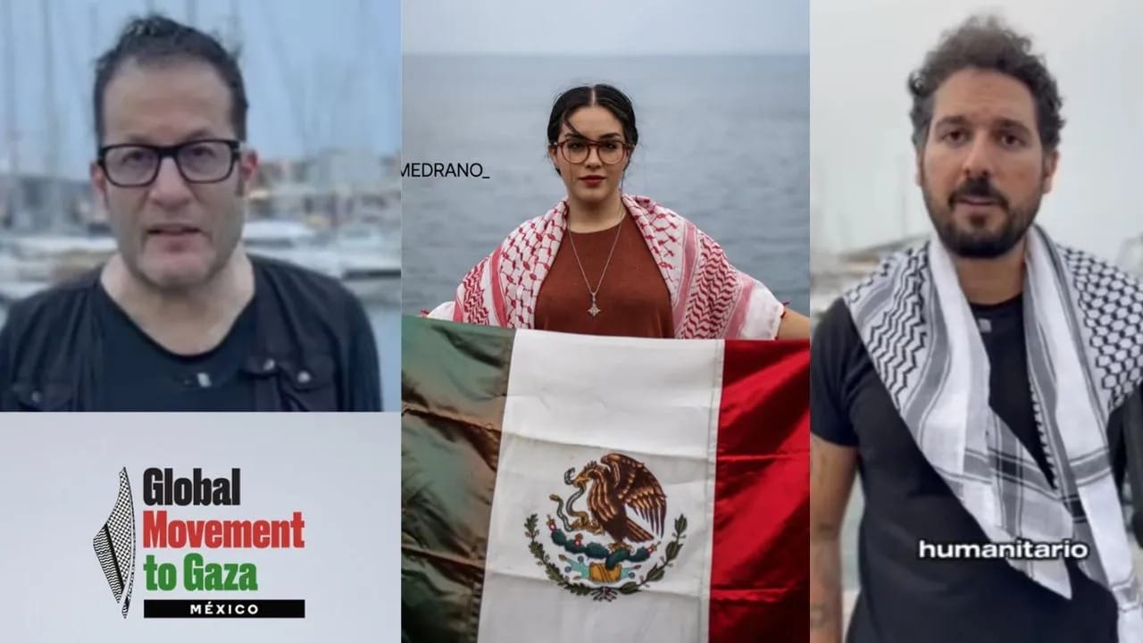 Seis mexicanos se unen a la Flotilla Humanitaria rumbo a Gaza