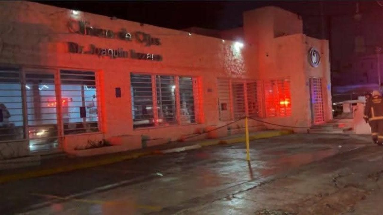 Intento de incendio en clínica de ojos de la avenida Xcaret de Cancún