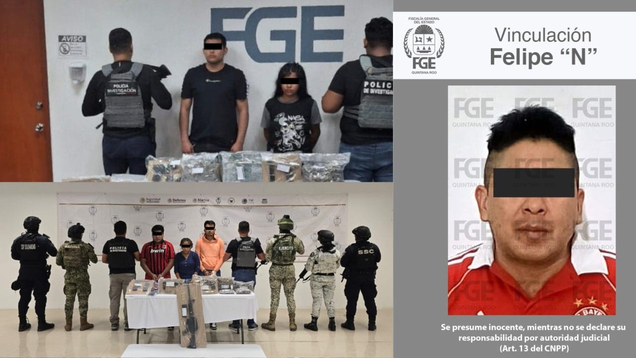 Vinculan a proceso a seis personas por presunto narcomenudeo en Playa del Carmen