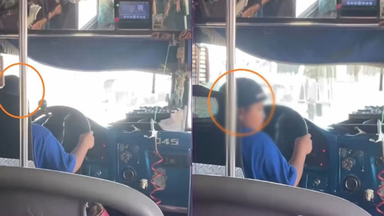 Niño conduce camión público en Durango y desata debate en redes