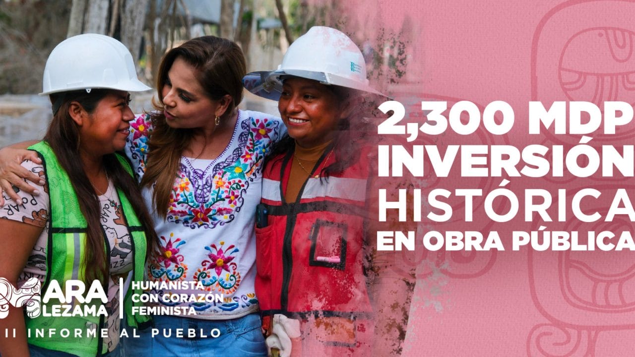 Mara Lezama impulsa infraestructura histórica en Quintana Roo por más bienestar Mara Lezama impulsa infraestructura histórica en Quintana Roo por más bienestar