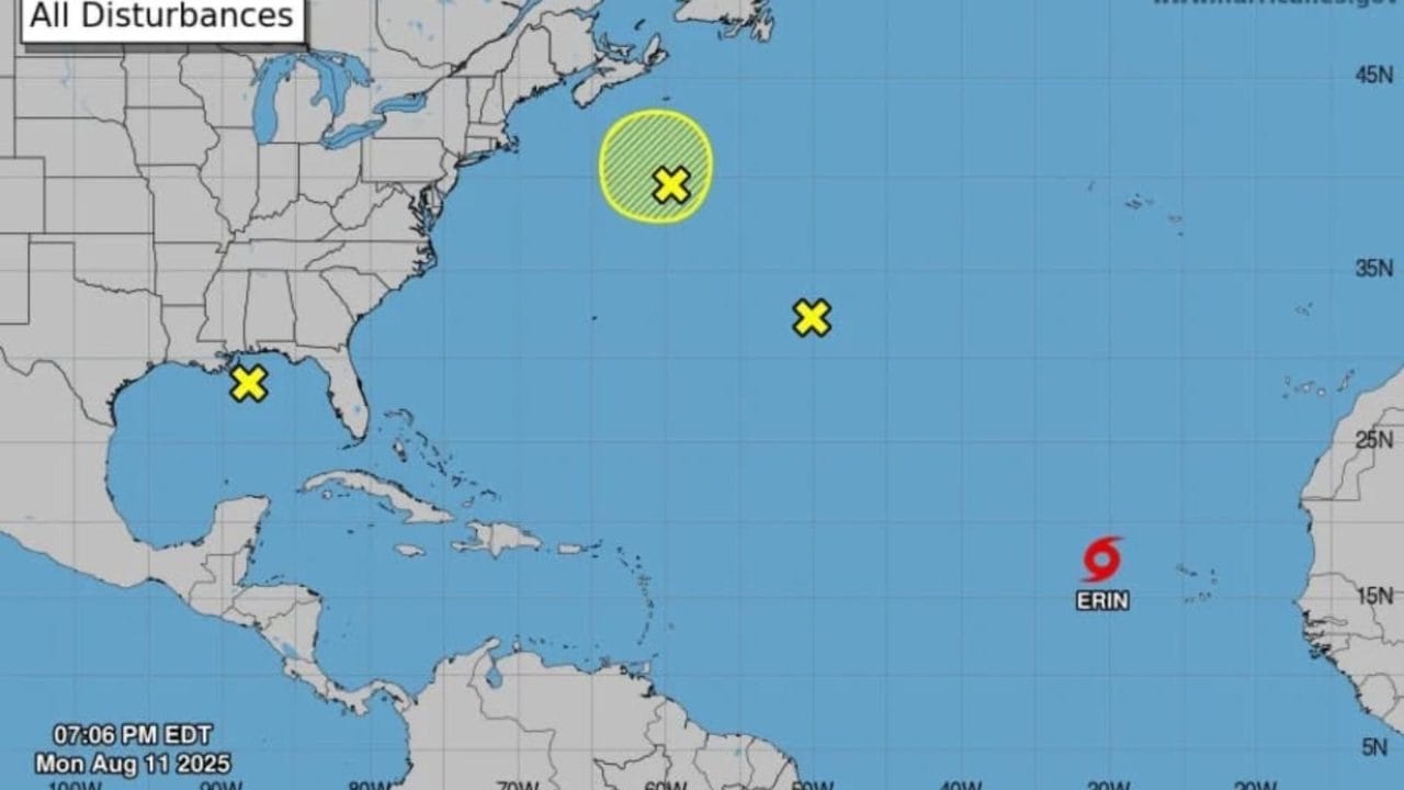 Tormenta tropical Erin y tres sistemas más ponen la mirada atenta en el Atlántico Tormenta tropical Erin y tres sistemas más ponen la mirada atenta en el Atlántico