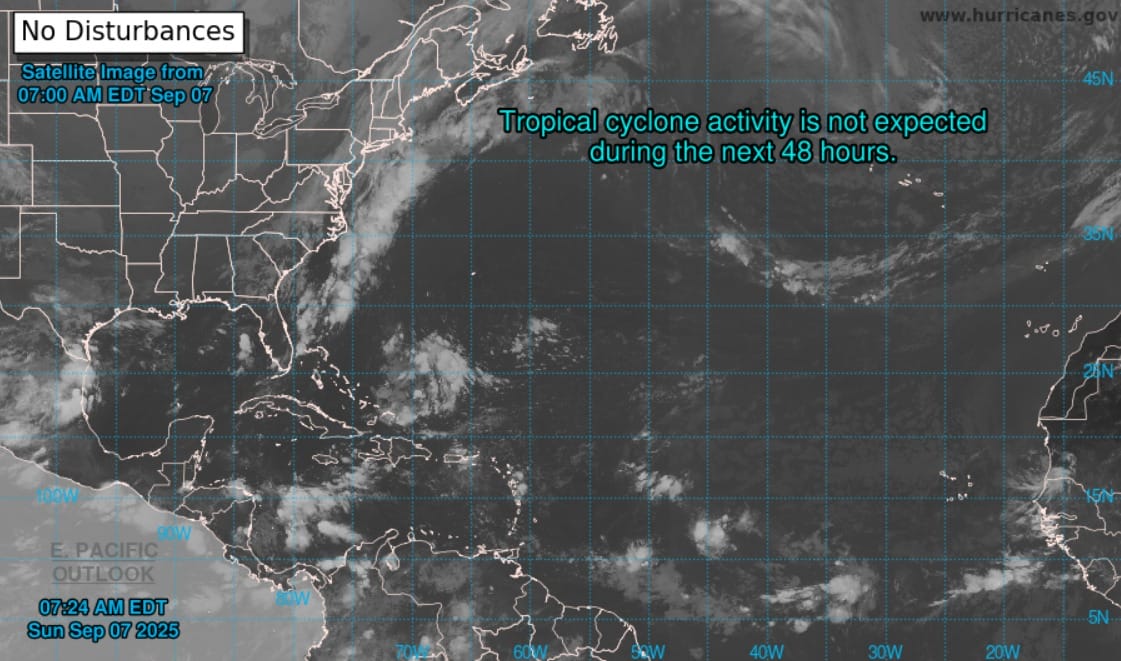 Se disipa zona de baja presión en el Atlántico; no hay riesgo de ciclón Se disipa zona de baja presión en el Atlántico; no hay riesgo de ciclón