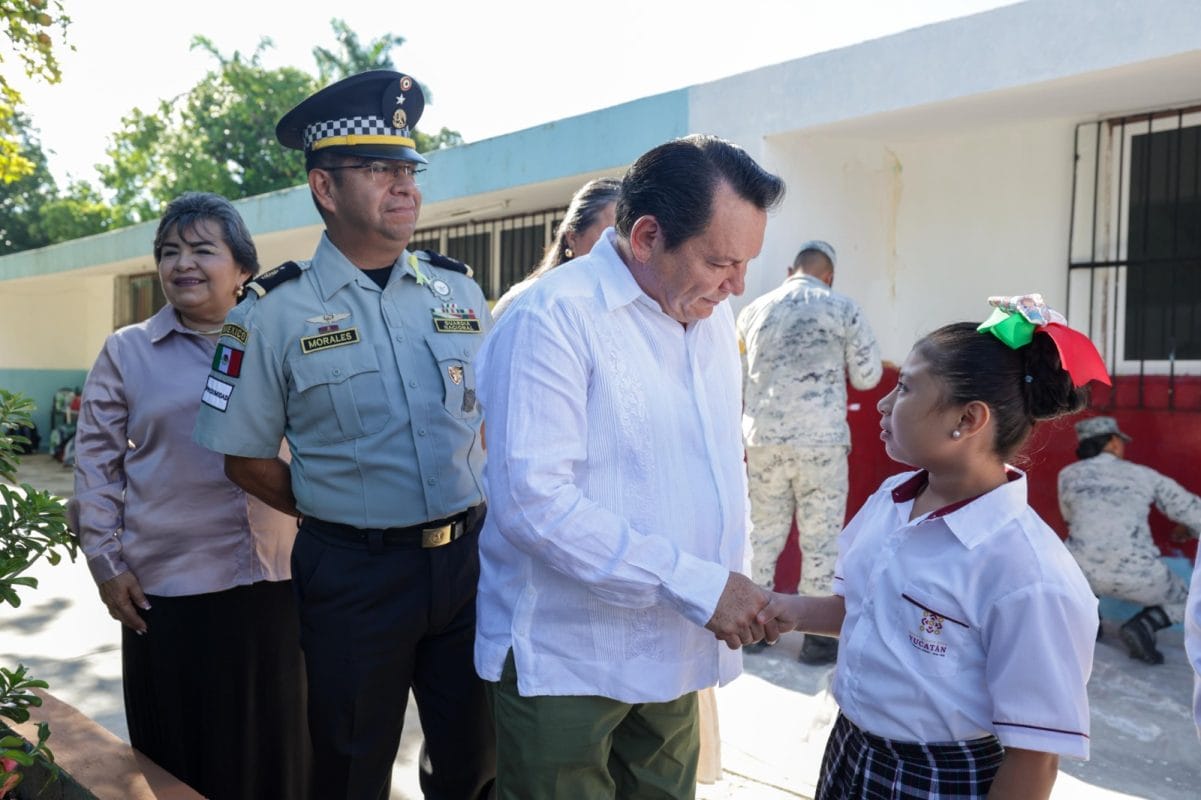 Guardia Nacional vigilará escuelas de Yucatán Guardia Nacional vigilará escuelas de Yucatán