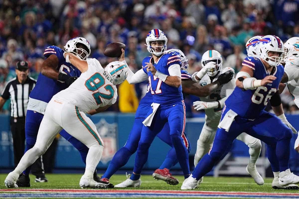 Bills derrotan a Delfines y suman tercera victoria consecutiva en la NFL