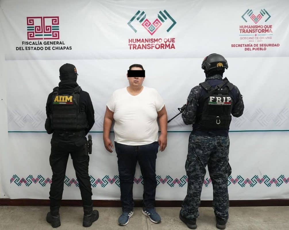 Cae “El Peque”, líder criminal ligado al CJNG en frontera Chiapas-Guatemala