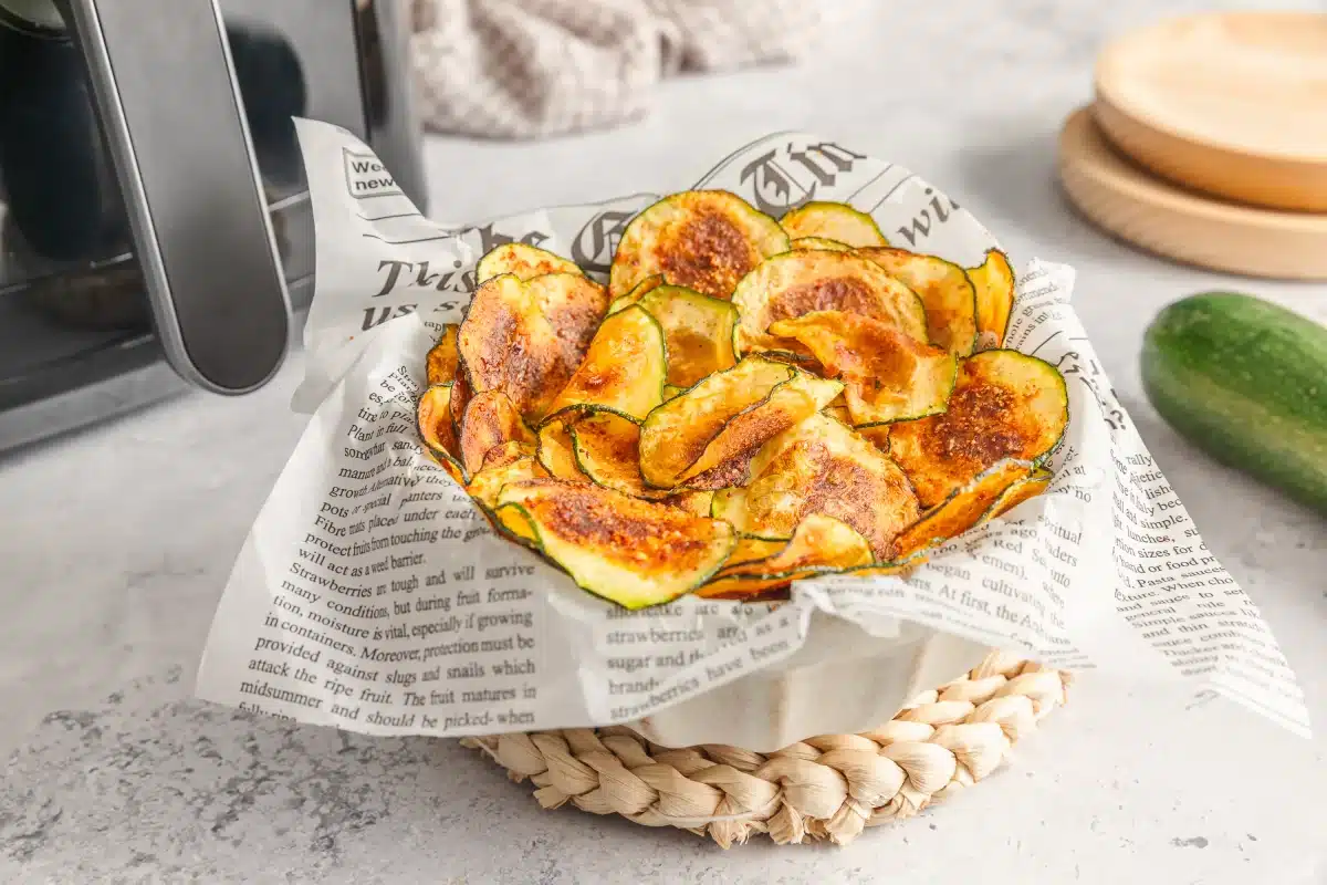 Chips de calabacín: receta rápida y fácil para un snack saludable