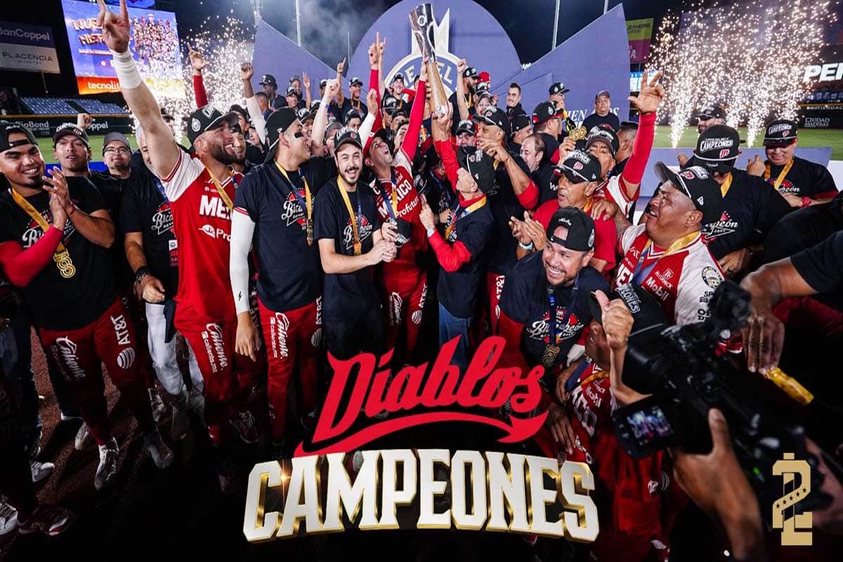 Diablos Rojos logran bicampeonato histórico en el centenario de la LMB