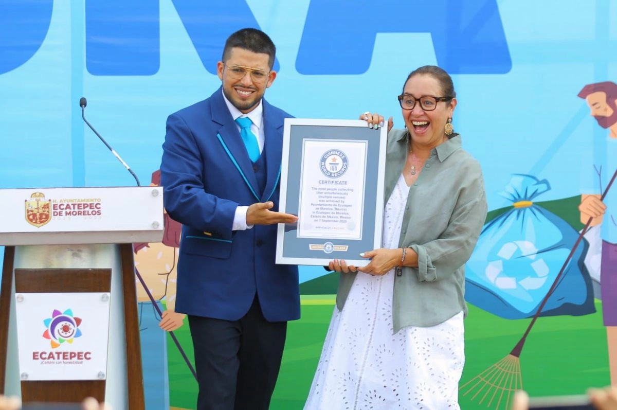 Ecatepec rompe Récord Guinness con la mayor jornada de recolección de basura