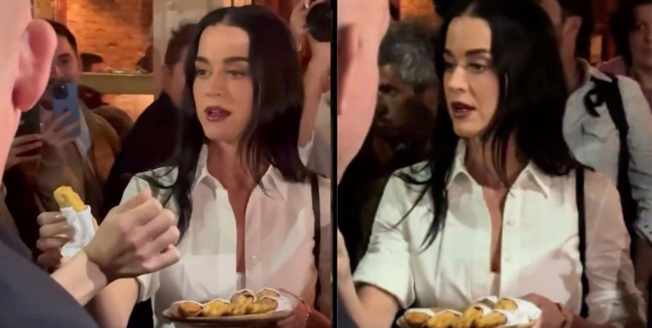 El gesto de Katy Perry con sus fans argentinos: salió de una parrilla a regalar empanadas