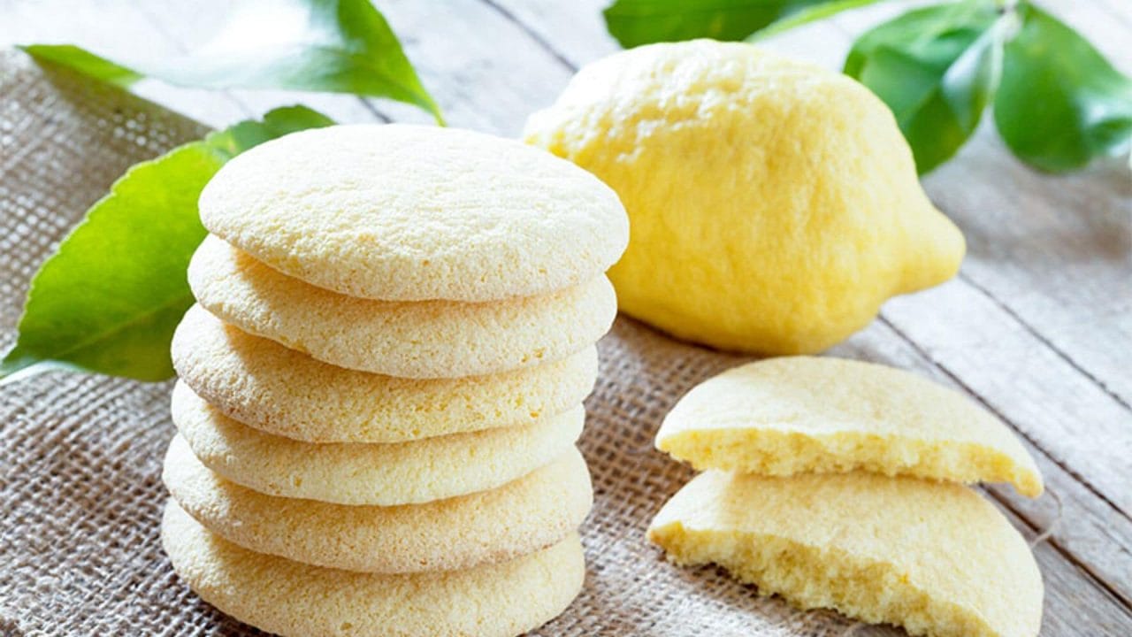 Galletas de limón sin harina ni azúcar: receta rápida y fácil