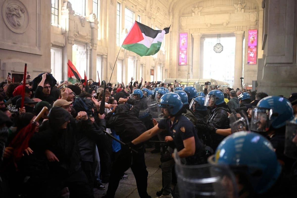 Huelga en Italia: Miles de trabajadores protestan en solidaridad con Gaza