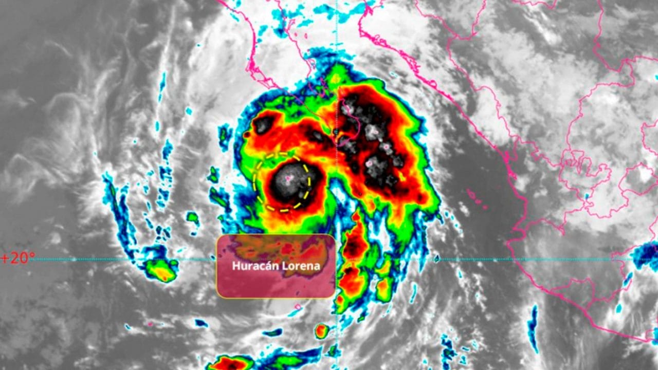 Huracán Lorena- trayectoria, estados en alerta y posible impacto en México Huracán Lorena: trayectoria, estados en alerta y posible impacto en México