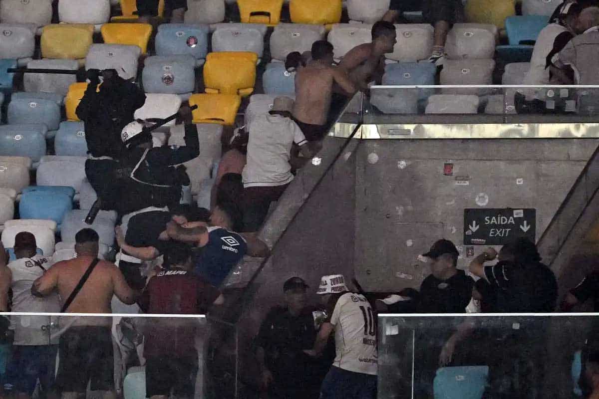Incidentes en Maracaná retrasan Fluminense vs Lanús en Copa Sudamericana
