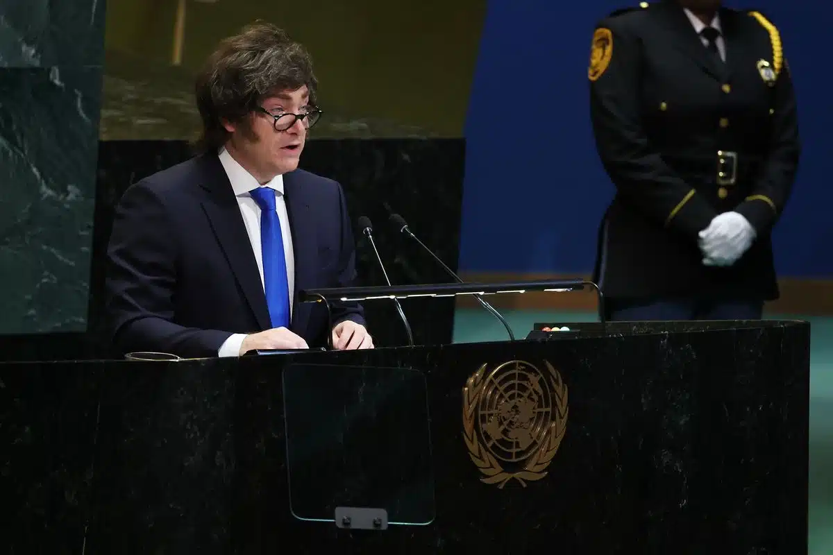 Javier Milei elogia en la ONU la política migratoria de Donald Trump