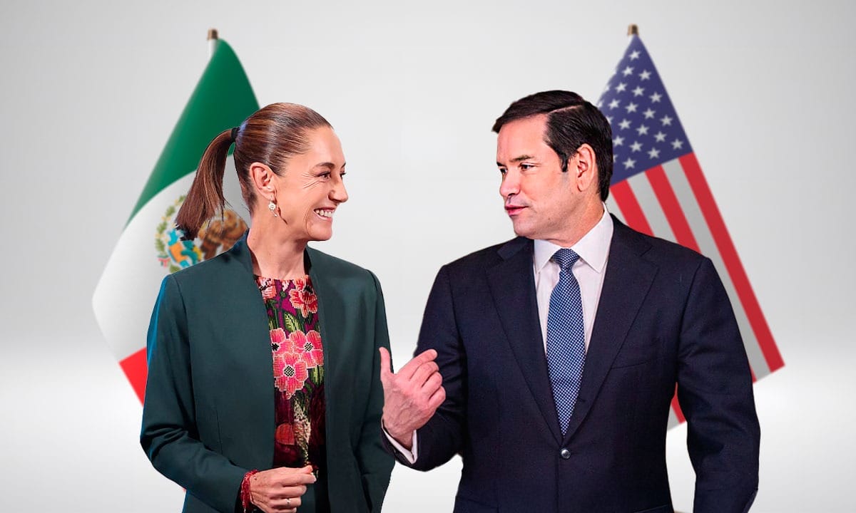 Marco Rubio se reúne con Sheinbaum en Palacio Nacional por seguridad