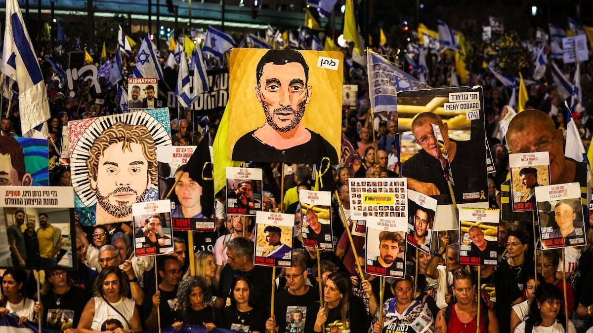 Protestas en Israel: miles exigen un acuerdo para liberar rehenes