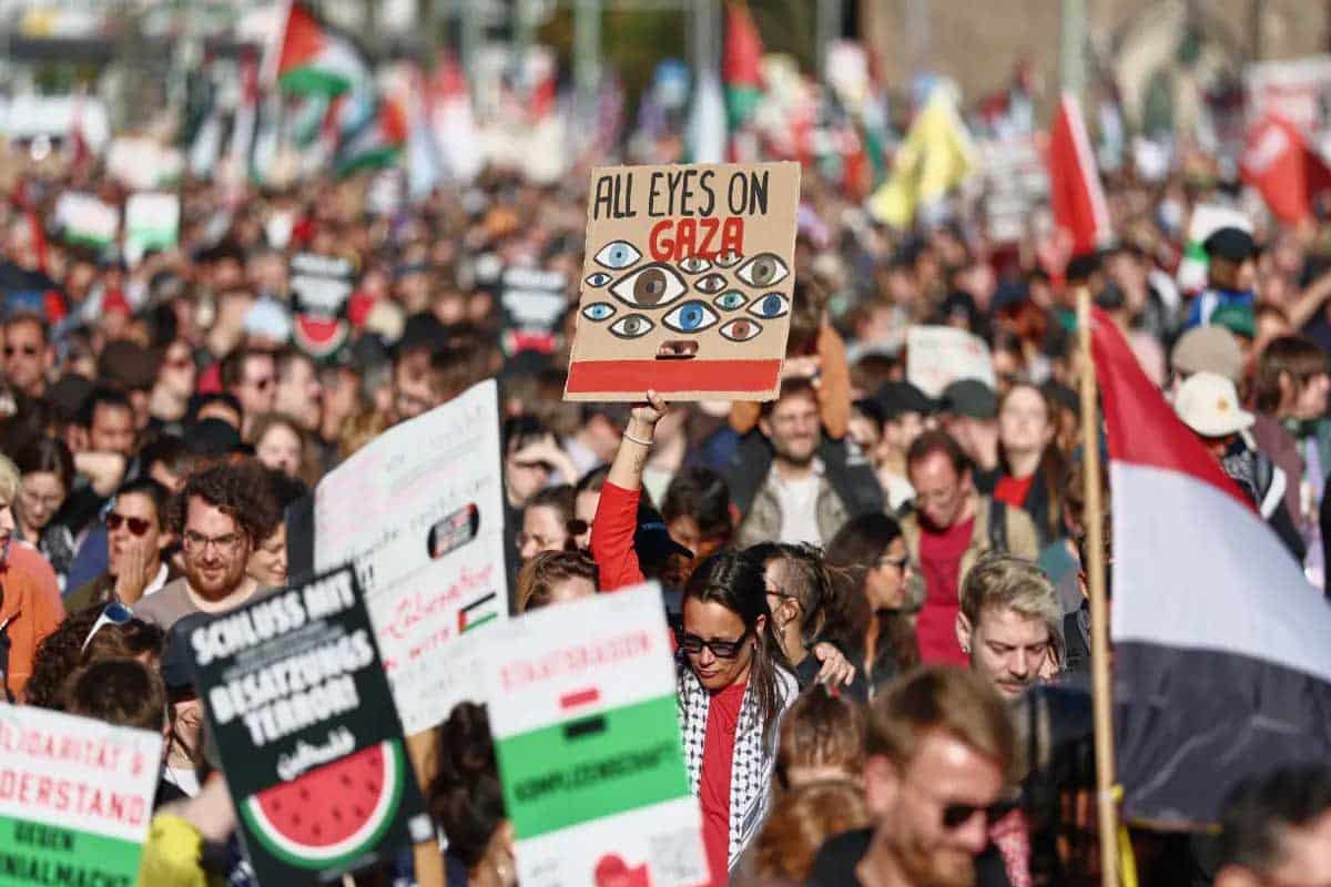 Protestas masivas en Berlín por Gaza sacuden postura de Alemania