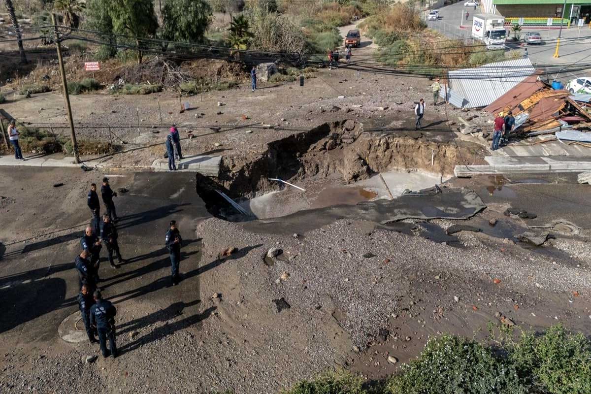 Ruptura de acueducto deja sin agua a 632 colonias y lugar estratégico en Tijuana