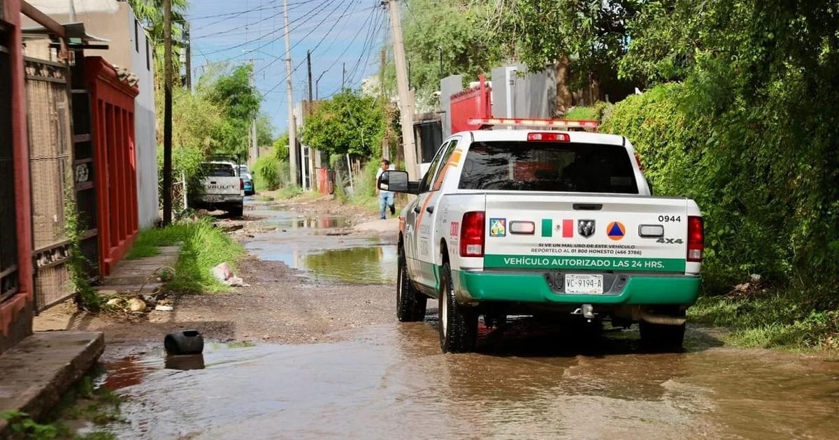 Suspenden clases en Sonora por lluvias intensas del huracán 'Lorena'