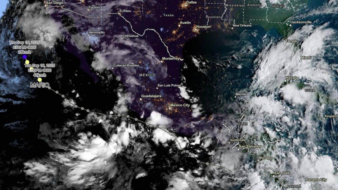 Tormenta "Gabrielle" podría convertirse en huracán a inicios de la próxima semana