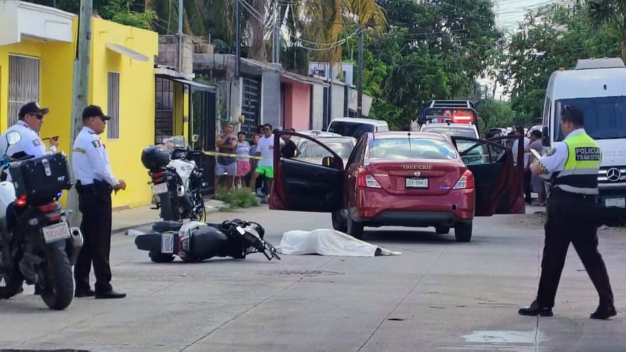 Muere estudiante de 14 años en accidente camino a la escuela en Cancún Muere estudiante de 14 años en accidente camino a la escuela en Cancún