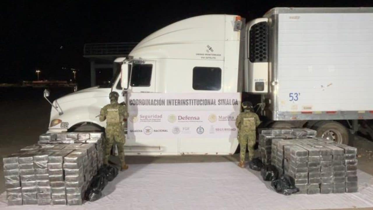 Aseguran en Mazatlán 1.5 toneladas de metanfetaminas a “La Chapiza”