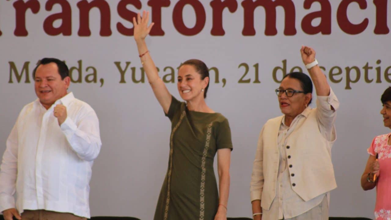 Claudia Sheinbaum: 645 mil yucatecos reciben beneficios sociales