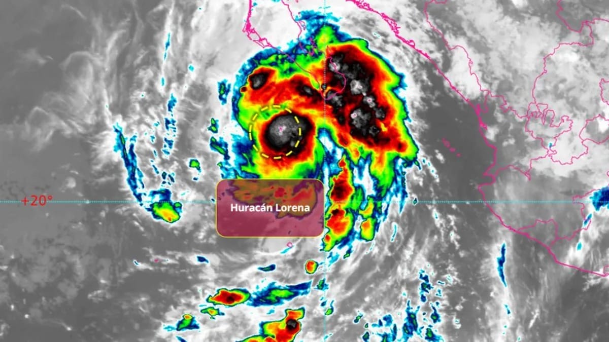 Cierran puertos y suspenden clases por Huracán Lorena en Baja California Sur