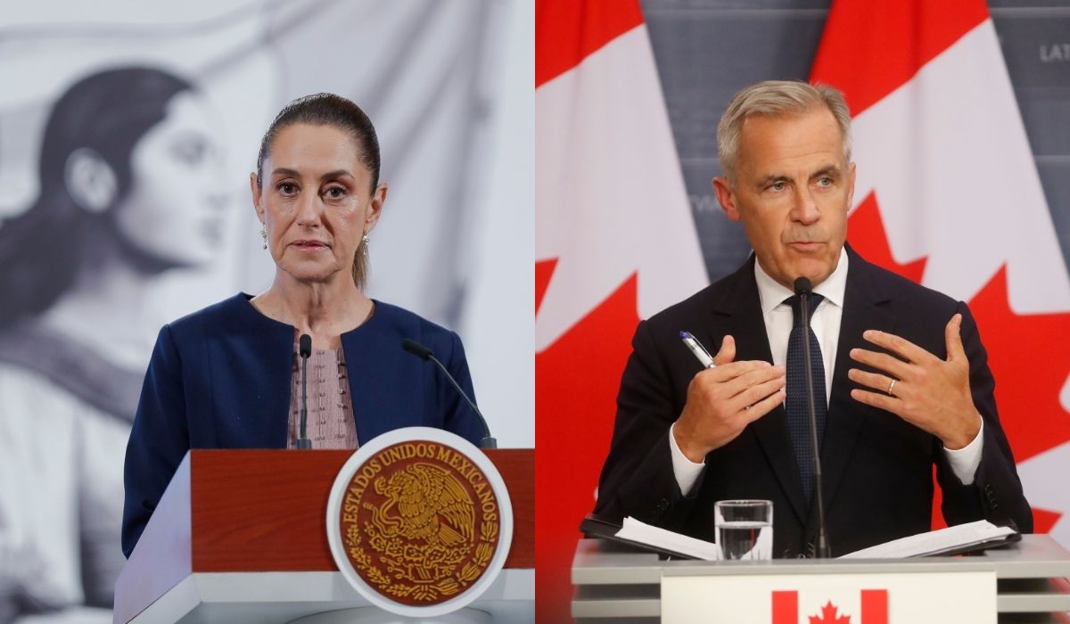 Primer ministro de Canadá llega a México para reunión clave con Sheinbaum