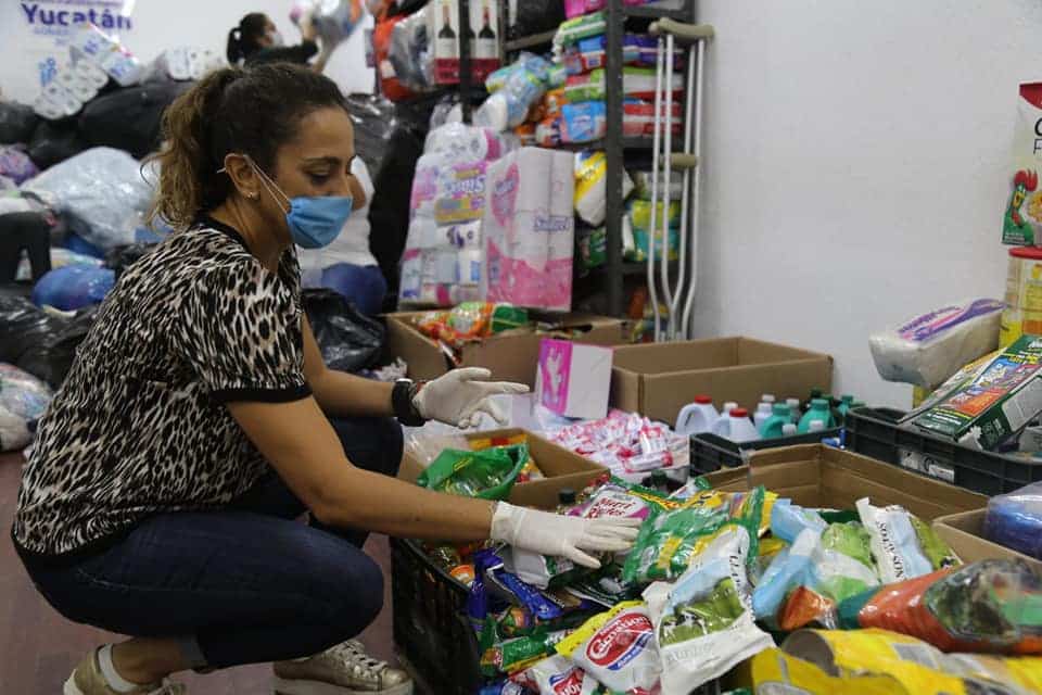 Solidaridad yucateca con afectados por las inundaciones