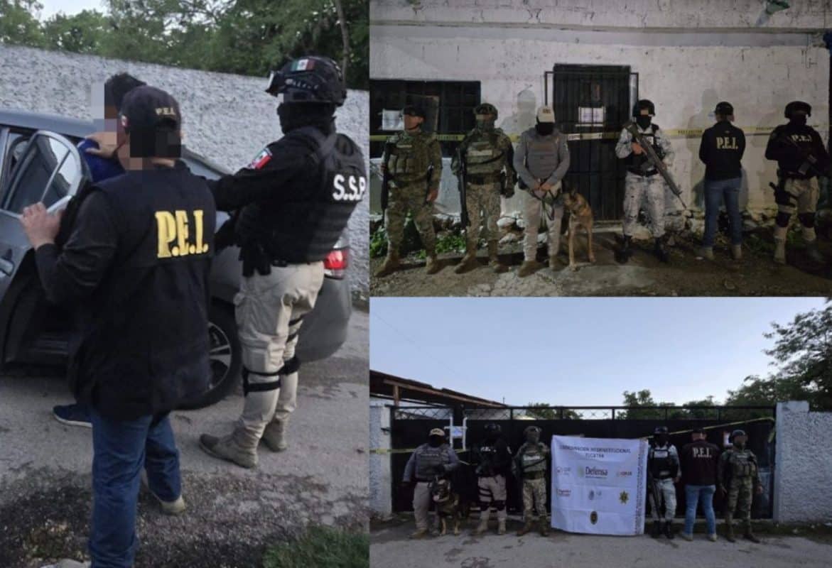 Tres detenidos y drogas aseguradas tras operativo en Ixil