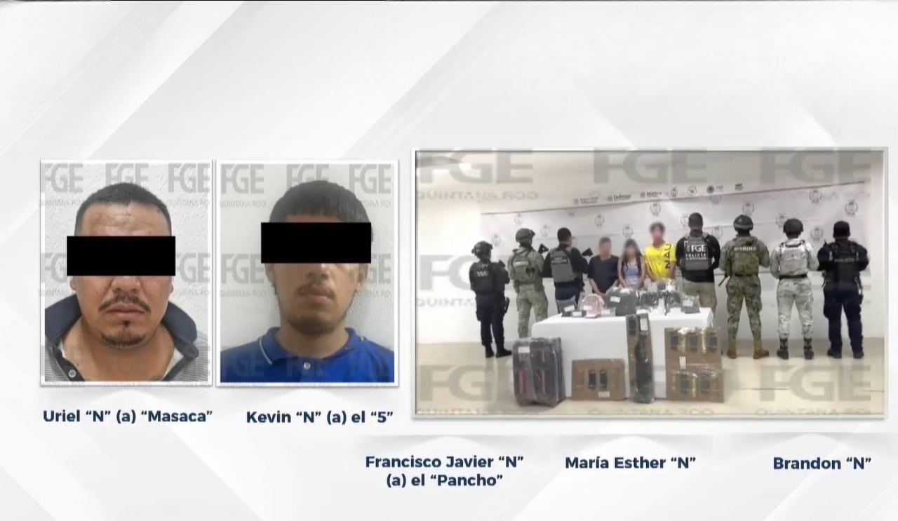 Desmantelan banda criminal que intentaba controlar Playa del Carmen Desmantelan banda criminal que intentaba controlar Playa del Carmen