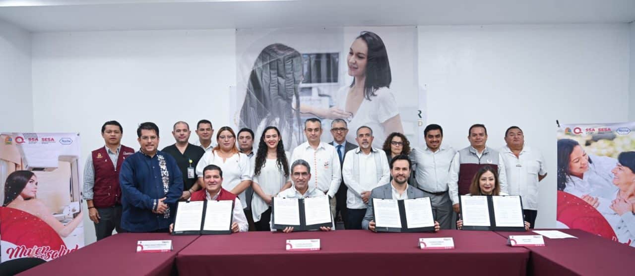 Quintana Roo y Roche marcan un precedente mundial al implementar IA en 9 mil estudios para la detección temprana del cáncer de mama Quintana Roo y Roche marcan un precedente mundial al implementar IA en 9 mil estudios para la detección temprana del cáncer de mama