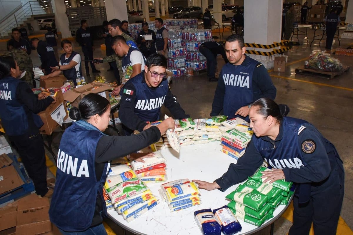 200 toneladas de víveres de BCS llegan a comunidades afectadas