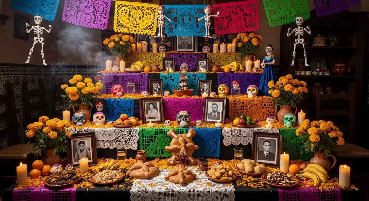 ¿Cuándo se quita la ofrenda de Día de Muertos y qué hacer con los alimentos del altar?