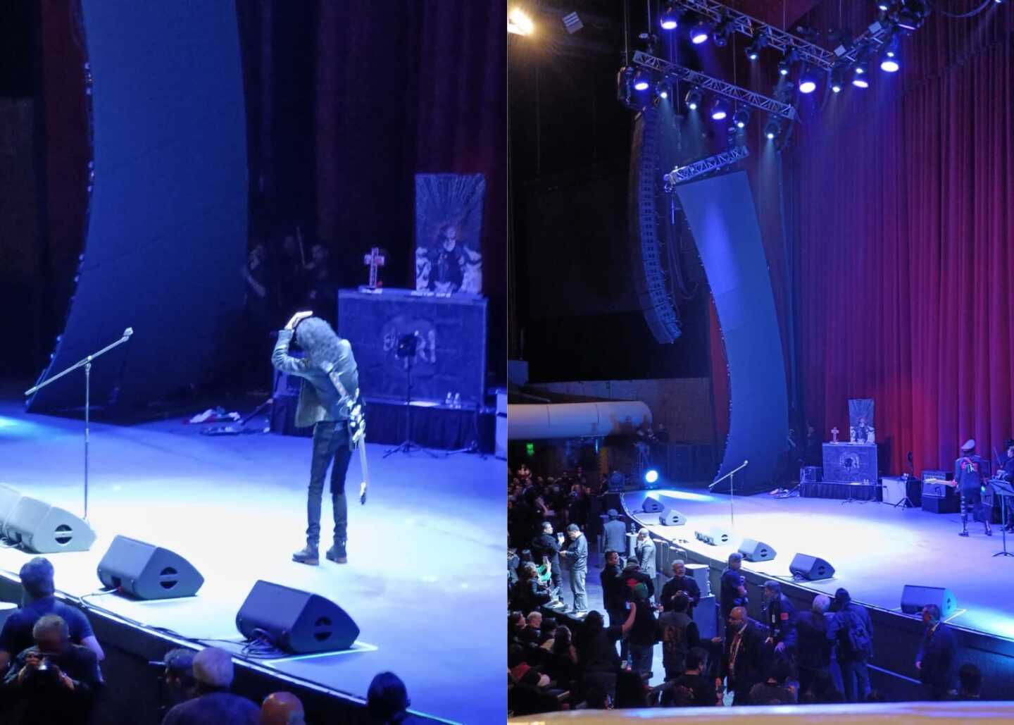 Caída de pantalla interrumpe concierto de El Tri en el Auditorio Nacional