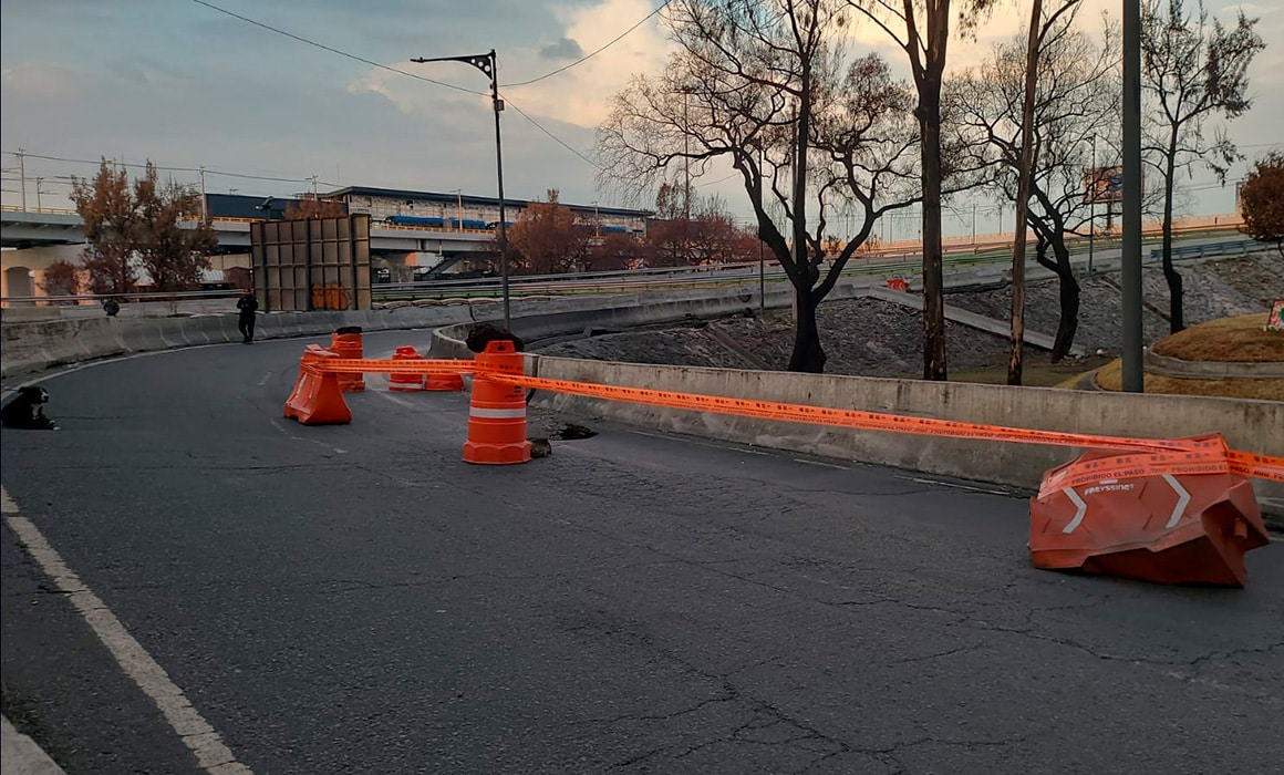 Clara Brugada descarta socavón en puente de La Concordia; es grieta por lluvias Clara Brugada descarta socavón en puente de La Concordia; es grieta por lluvias