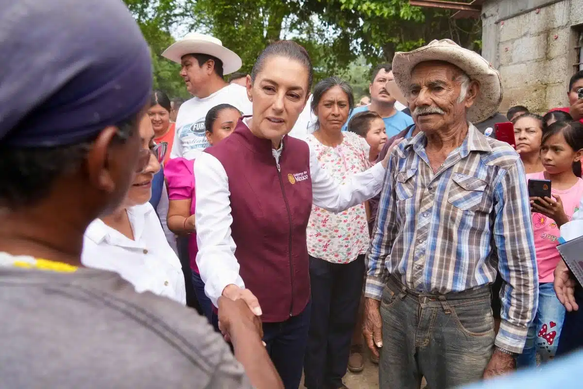 Claudia Sheinbaum supervisa apoyos a damnificados en Pantepec, Puebla Claudia Sheinbaum supervisa apoyos a damnificados en Pantepec, Puebla