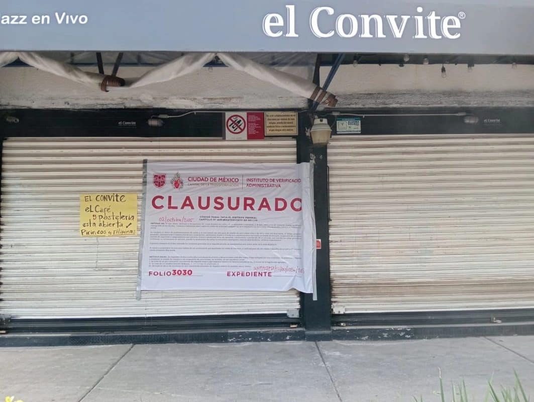 Clausuran El Convite: el icónico refugio del jazz en la CDMX cae ante el Invea