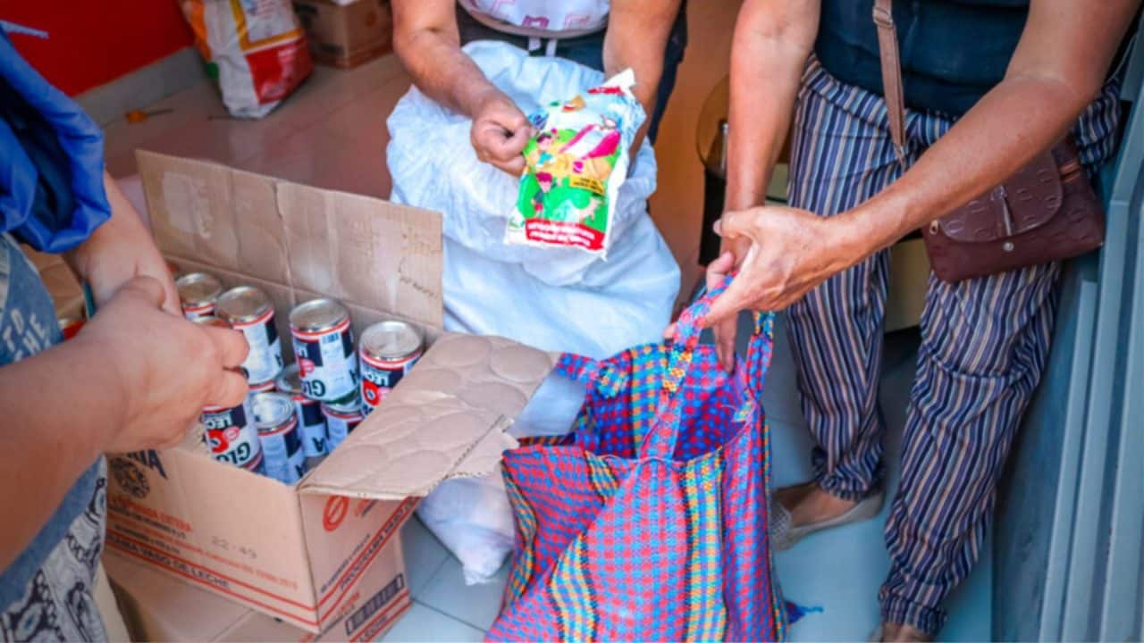 Despensas gratis para adultos mayores con Inapam